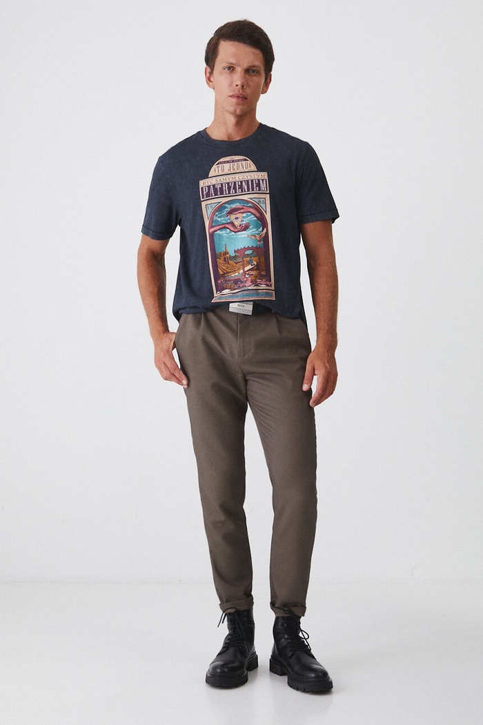 Odzież Medicine t-shirt bawełniany RW24-TSM650 szary