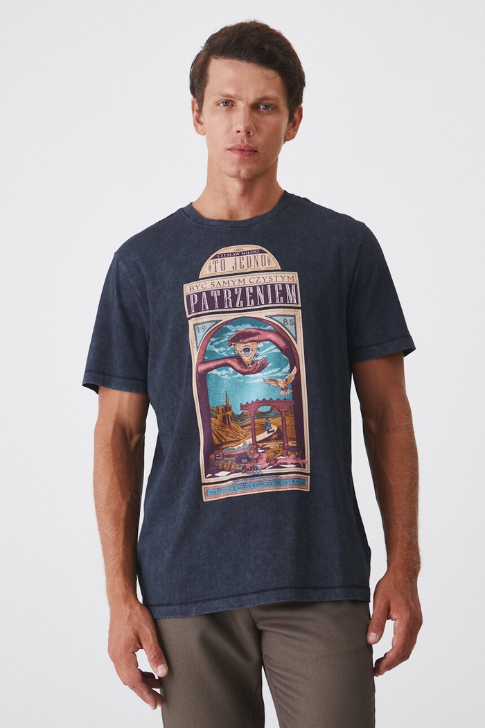 Medicine t-shirt bawełniany RW24-TSM650 szary