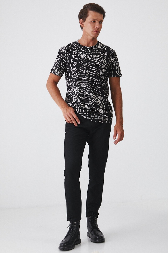 Odzież T-shirt męski – Medicine z okazji roku Miłosza, kolor czarny RW24-TSM651 czarny