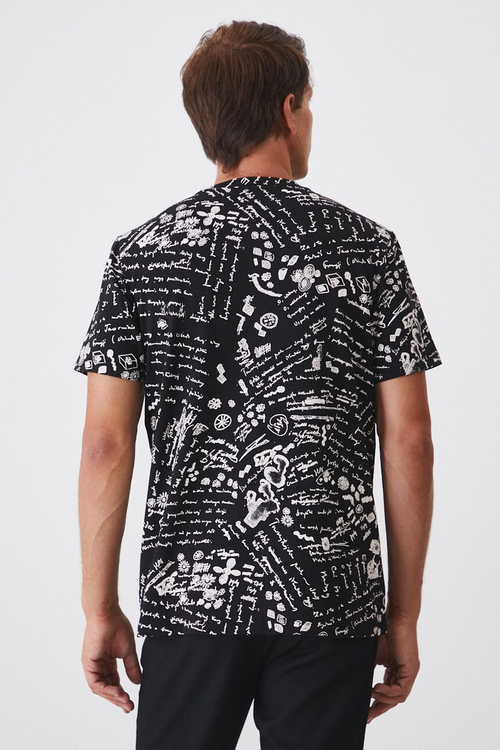 T-shirt męski – Medicine z okazji roku Miłosza, kolor czarny czarny RW24-TSM651
