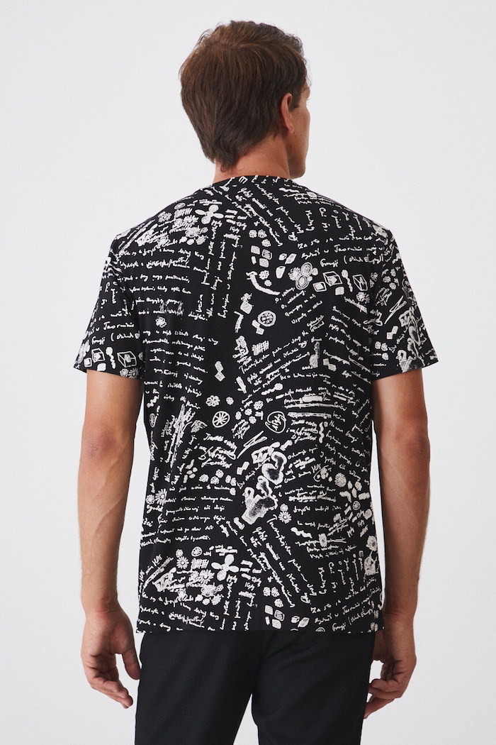 T-shirt męski – Medicine z okazji roku Miłosza, kolor czarny czarny RW24-TSM651