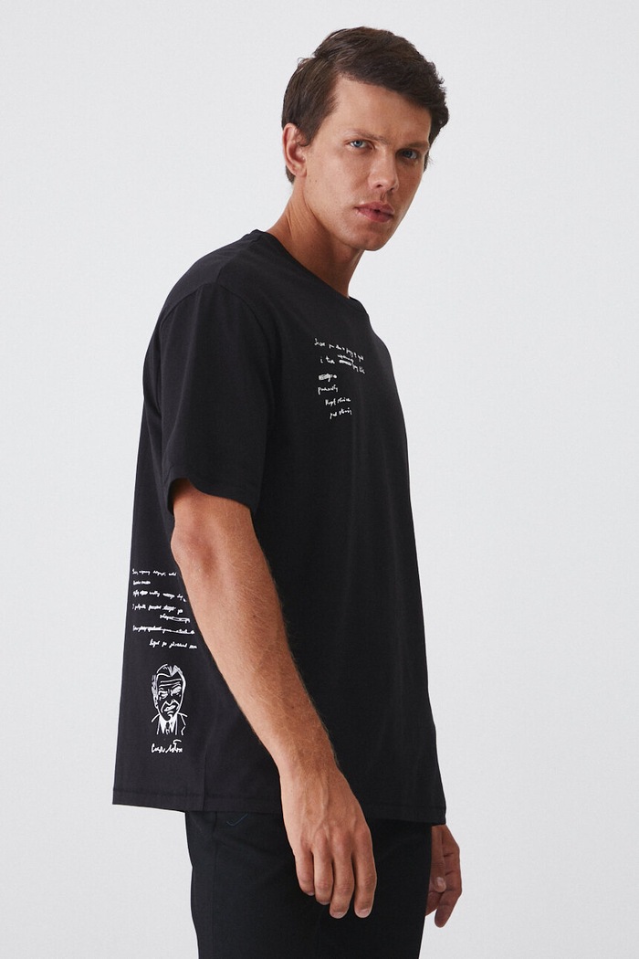 T-shirt męski – Medicine z okazji roku Miłosza, kolor czarny RW24-TSM656 czarny RW24