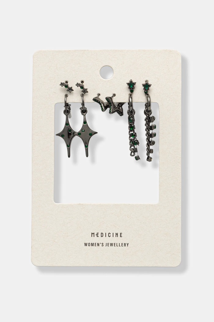 Accesorii Medicine cercei 5-pack RW25-AUD907 negru