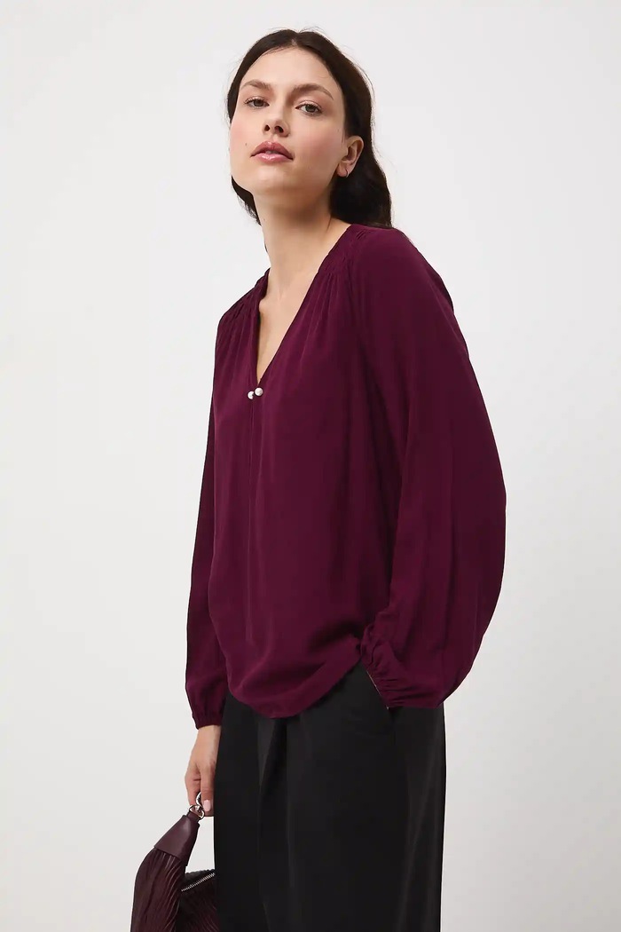 Blúzka Medicine RW25-BDD051 burgundské RW25