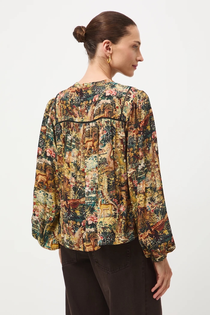 Bluzka damska z kolekcji Zamek Królewski na Wawelu x Medicine multicolor RW25-BDD852
