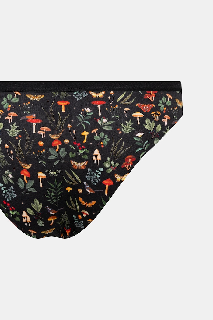 Figi bawełniane damskie briefs z elastanem wzorzyste (3-pack) RW25-BID503