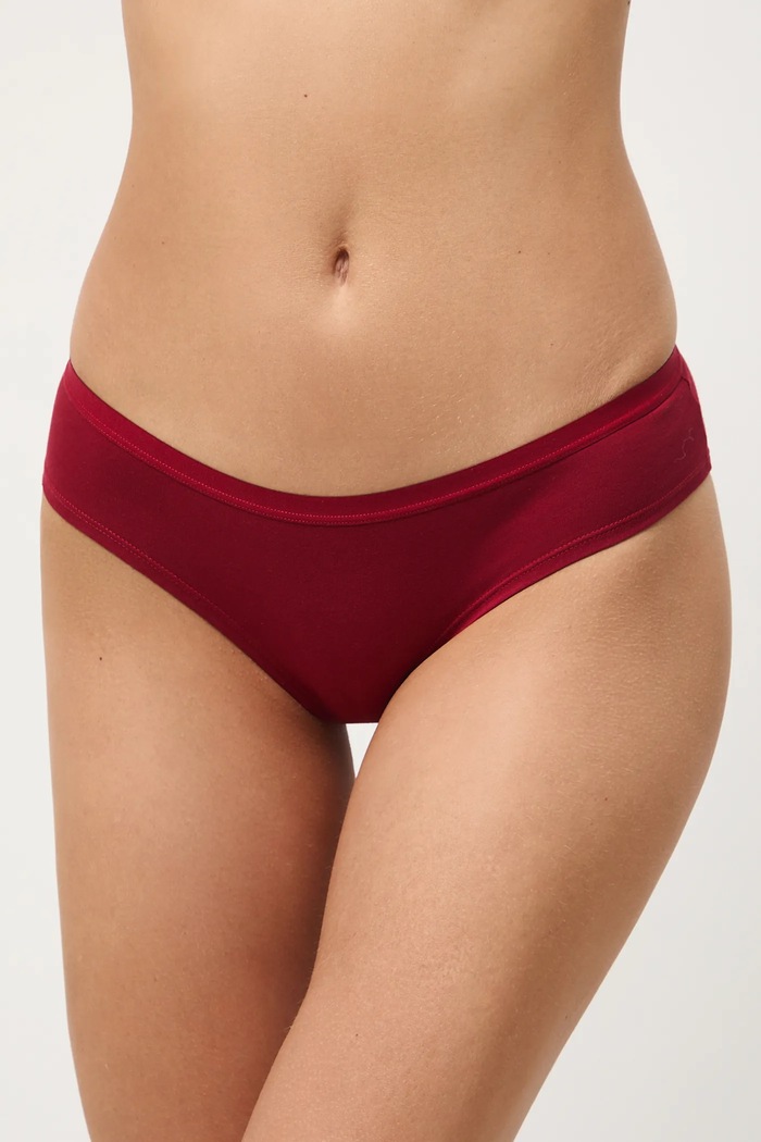 Figi bawełniane damskie briefs z elastanem (2-pack) RW25-BID907
