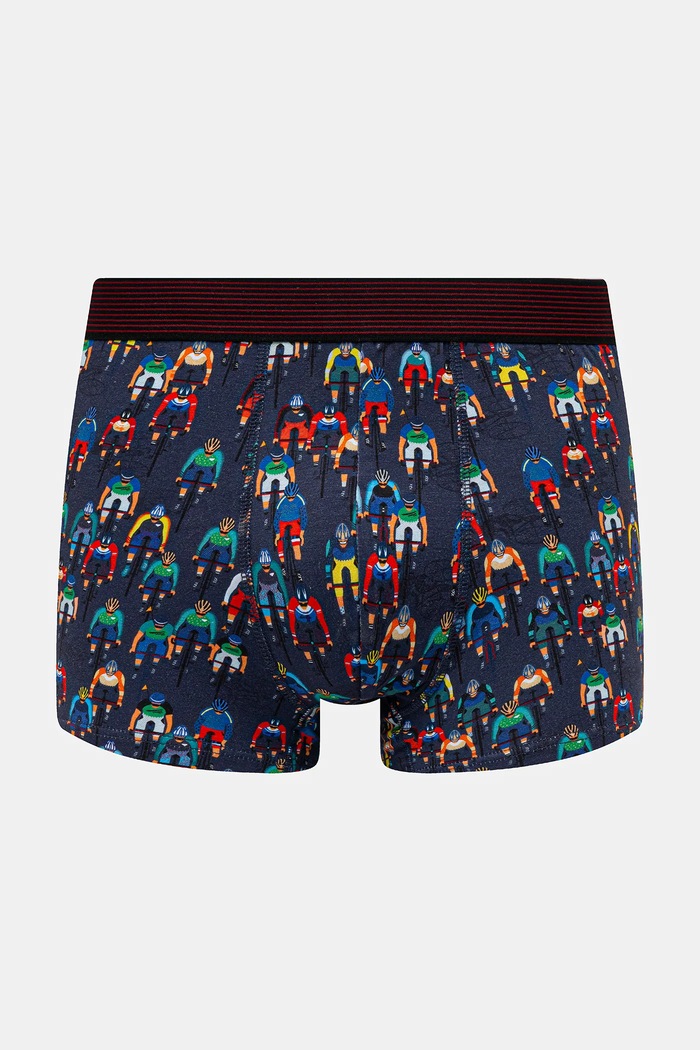 Oblečení Bavlněné boxerky s elastanem a vzorem (2-pack) RW25-BIM104 vícebarevná