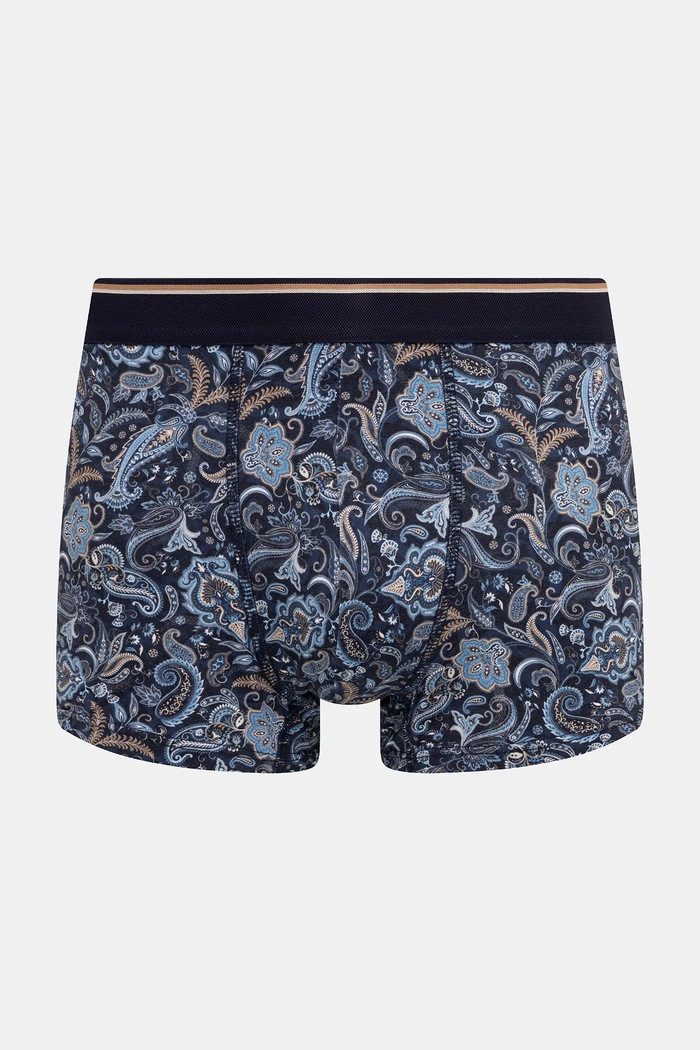 Bavlněné boxerky pánské s elastanem a vzorem (2-pack) RW25-BIMB00 vícebarevná RW25