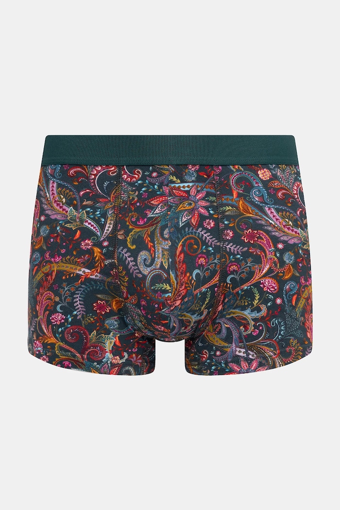 Oblečení Bavlněné boxerky pánské s elastanem a vzorem (2-pack) RW25-BIMB01 vícebarevná