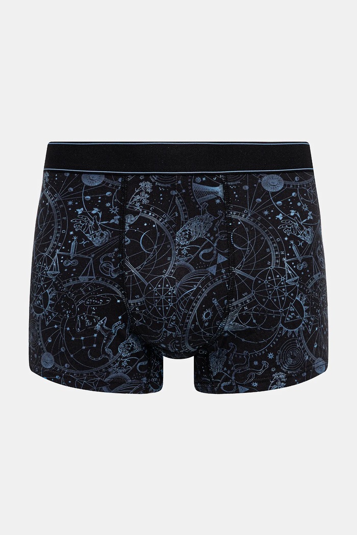 Bavlněné boxerky pánské s elastanem a vzorem (2-pack) RW25-BIMB07 vícebarevná RW25