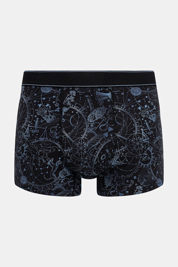 Bavlněné boxerky pánské s elastanem a vzorem (2-pack) RW25-BIMB07 vícebarevná RW25