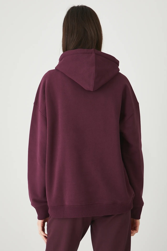 Odzież Bluza damska z ozdobną naszywką RW25-BLD011 bordowy