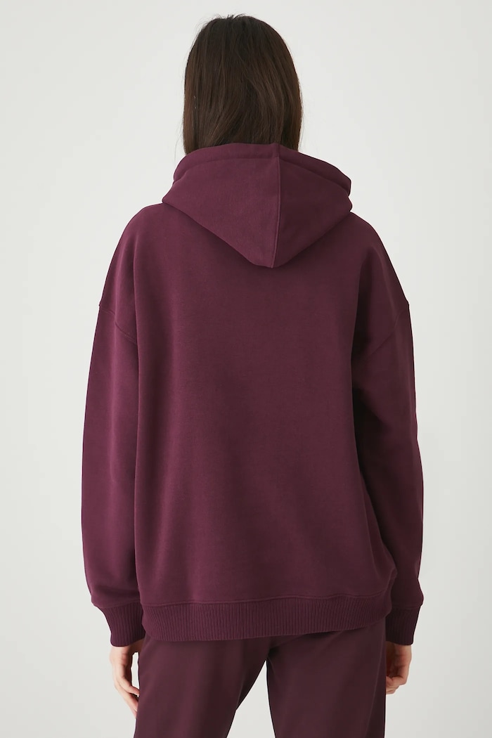 Odzież Bluza damska z ozdobną naszywką RW25-BLD011 bordowy