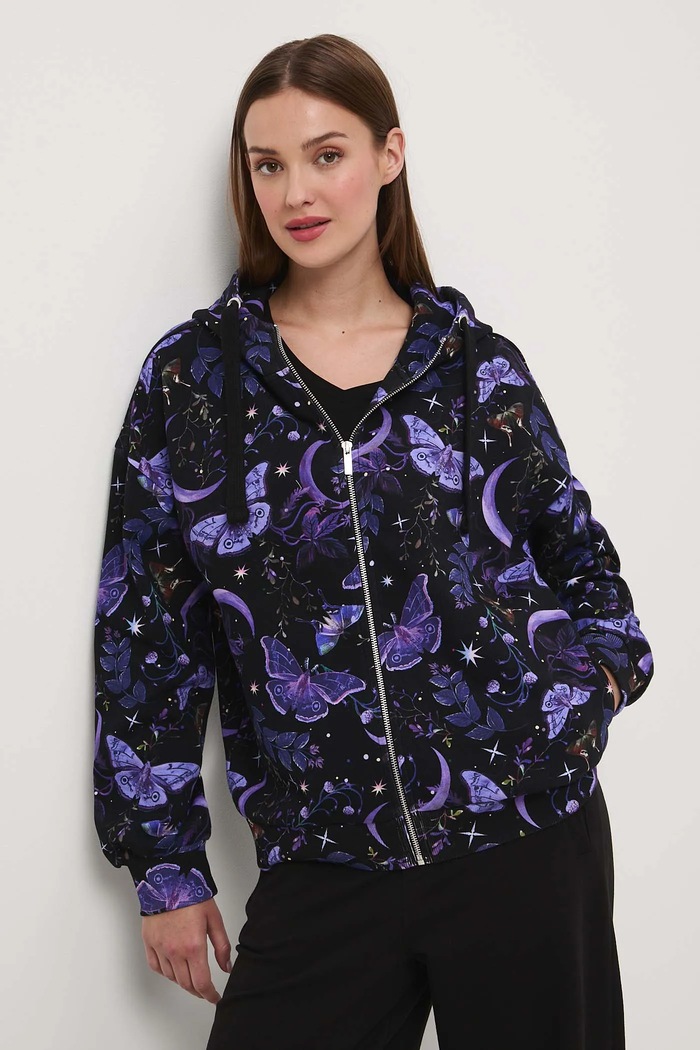 Medicine bluza z kapturem czarny RW25-BLD030