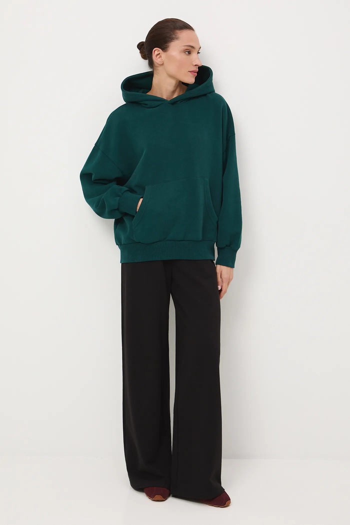 Bluza damska gładka pozostałe zielony RW25-BLD040