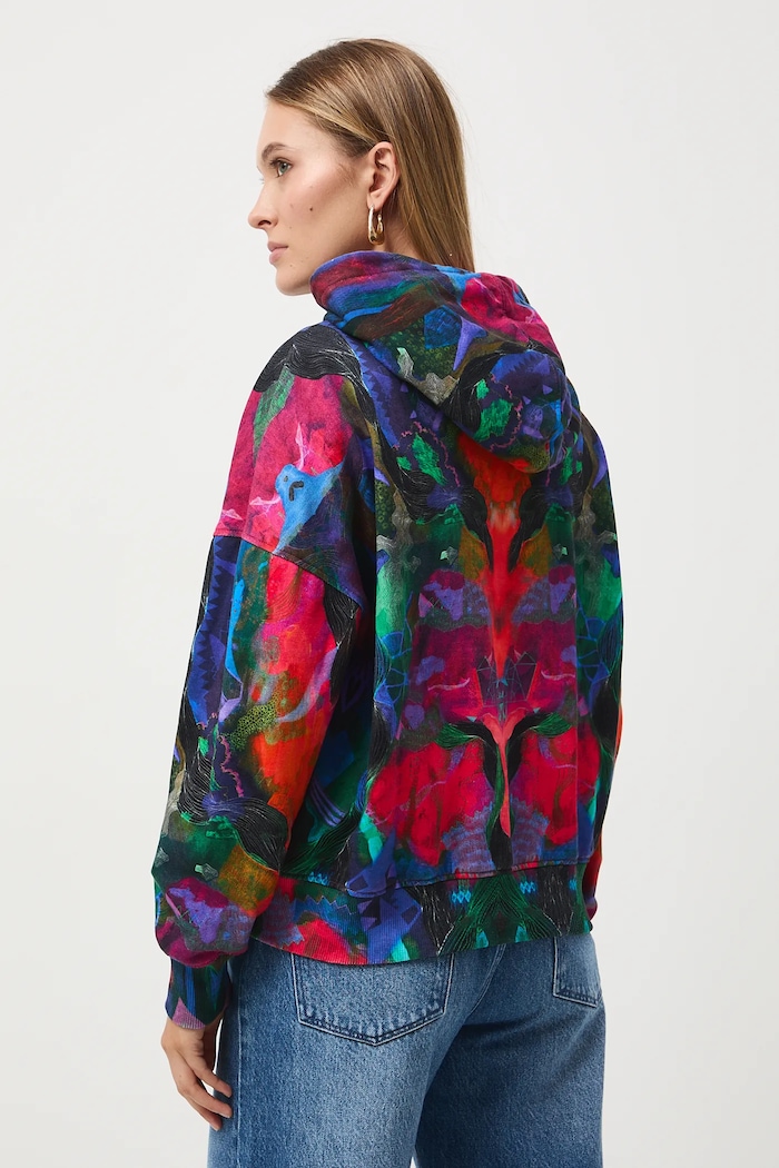 Bluza bawełniana damska z kolekcji Tajemniczy Świat Medicine multicolor RW25-BLD550