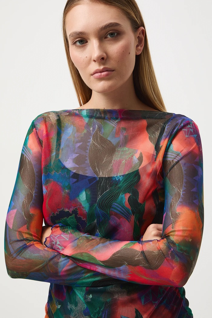 Longsleeve damski z kolekcji Tajemniczy Świat Medicine RW25-BUD550