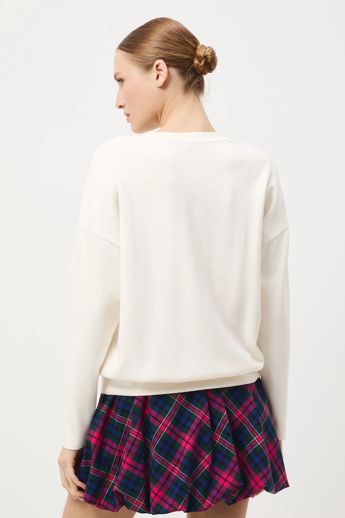 Odzież Longsleeve damski gładki z modalem RW25-BUD701 beżowy
