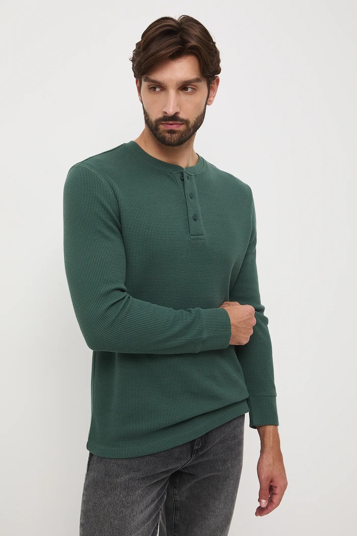 Medicine longsleeve fixat verde RW25-BUM061