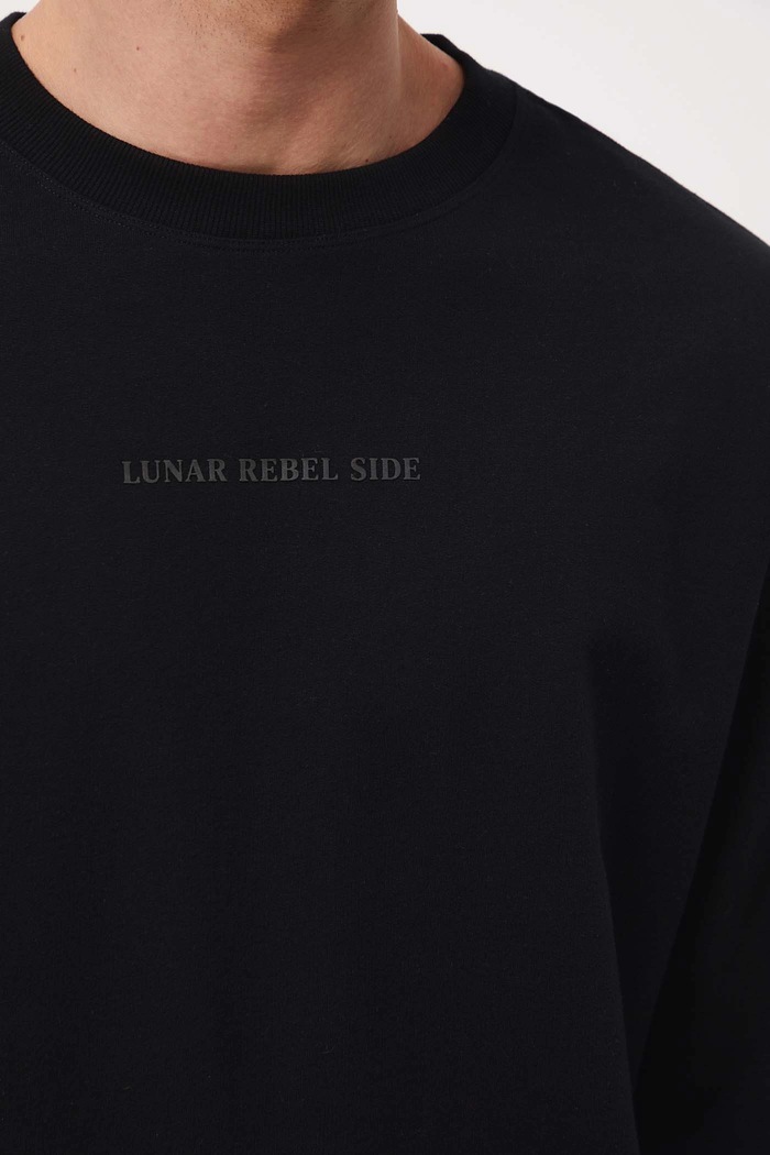 Longsleeve bawełniany męski z nadrukiem RW25-BUM700