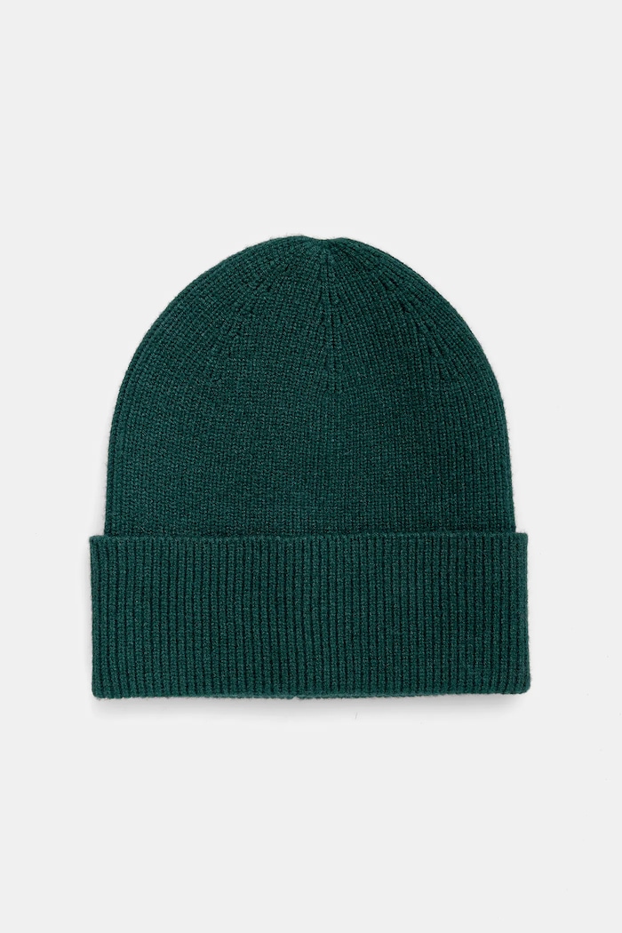 Czapka damska beanie prążkowana RW25-CDD040 turkusowy RW25