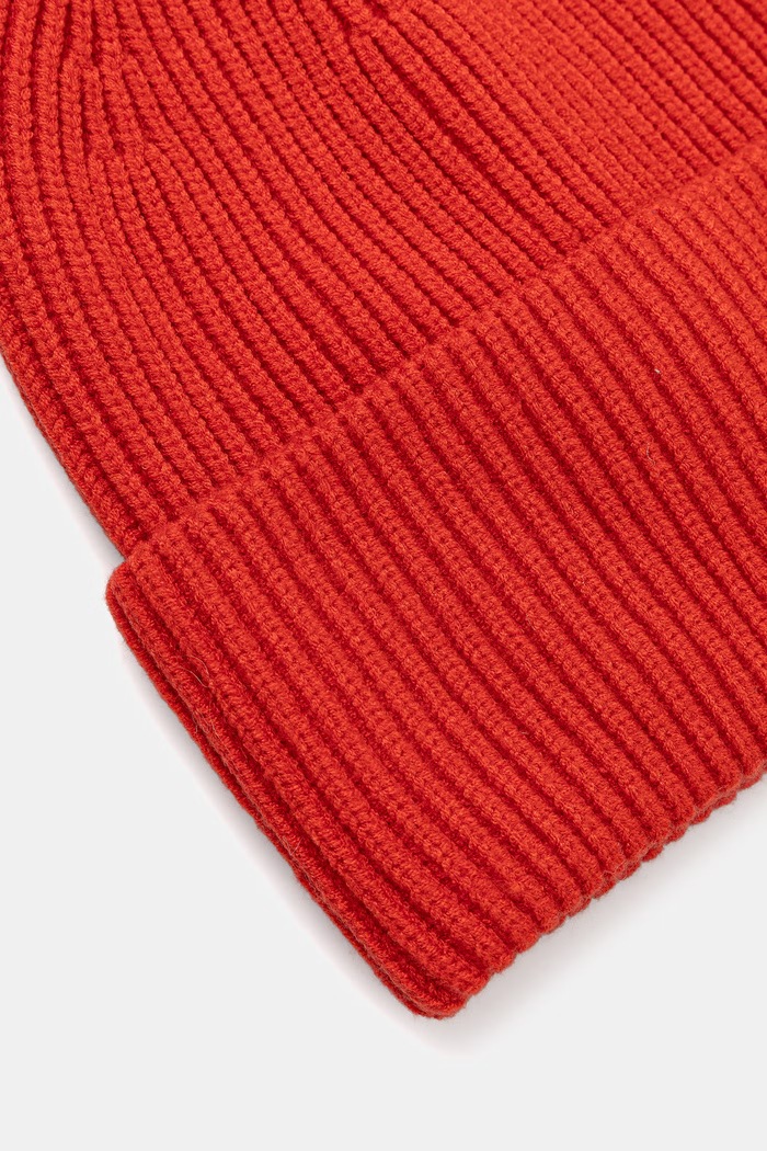 Akcesoria Medicine Czapka beanie damska z wiskozą RW25-CDD052 pomarańczowy