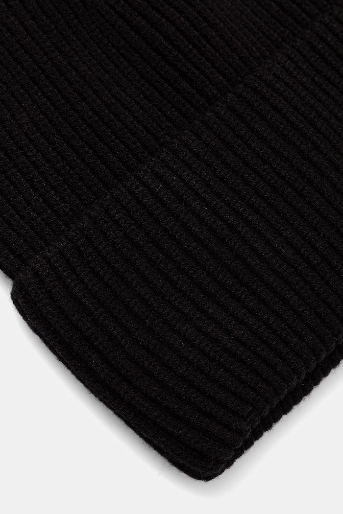 Akcesoria Czapka beanie damska z wiskozą RW25-CDD052 czarny