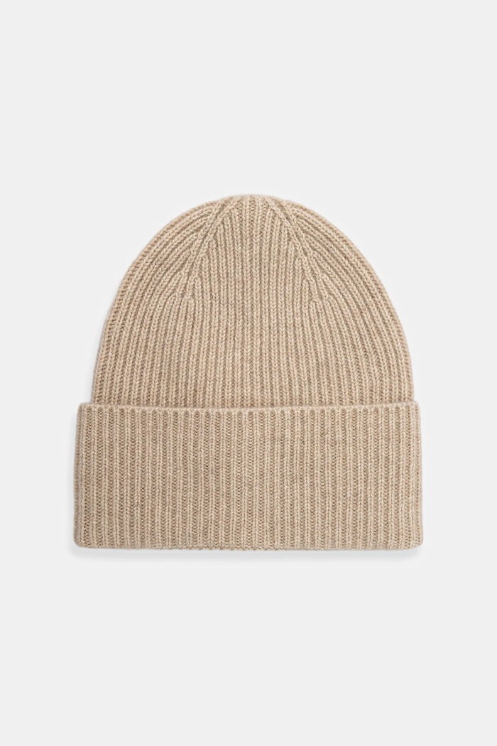 Kašmírová čepice dámská beanie další béžová RW25-CDD708