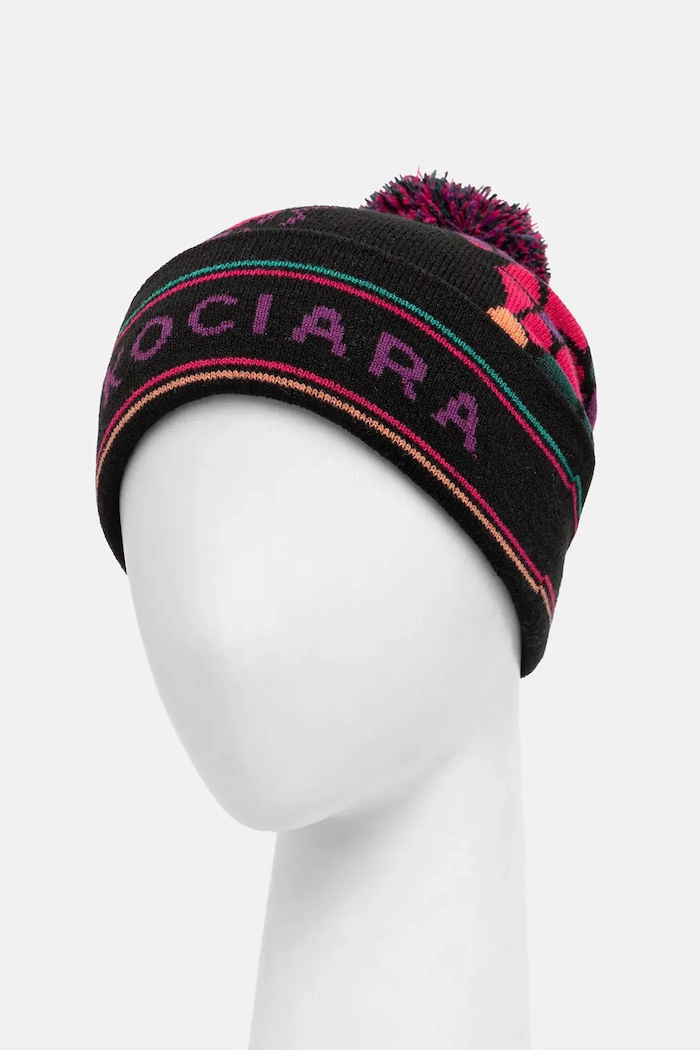 Czapka damska w koty RW25-CDD913 multicolor
