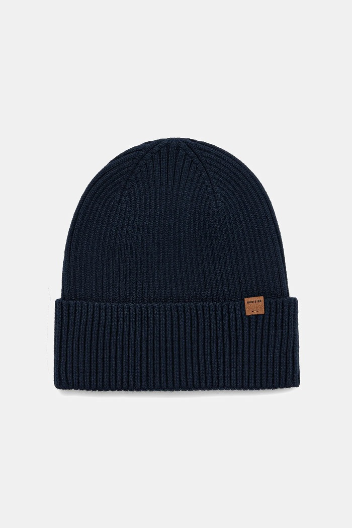 Czapka męska beanie prążkowana RW25-CDM050 granatowy RW25