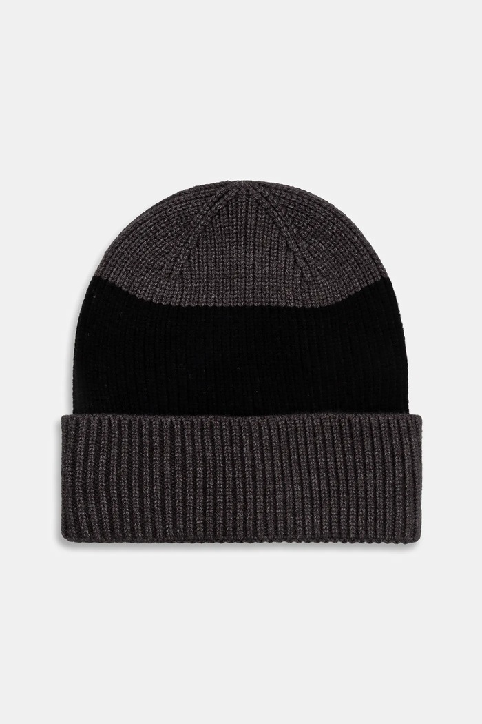 Czapka męska beanie z wiskozą RW25-CDM908 szary RW25