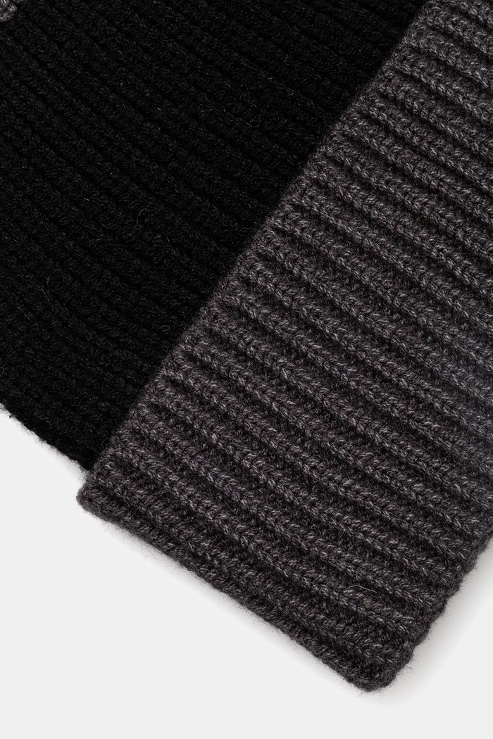 Akcesoria Czapka męska beanie z wiskozą RW25-CDM908 szary