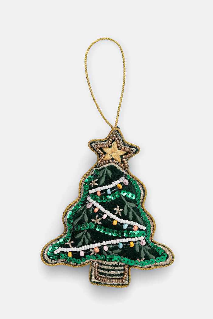 Ozdoba na vánoční stromeček handmade - vánoční stromeček zelená RW25-DEU827