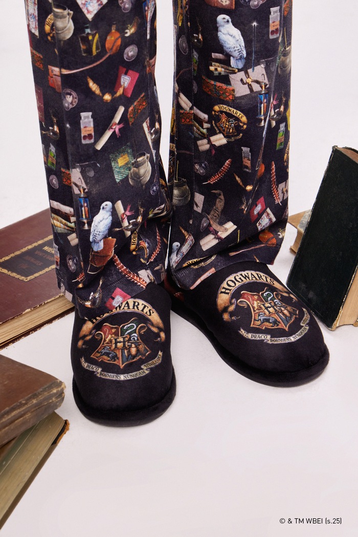 Kapcie z kolekcji Harry Potter czarny RW25-KAM800