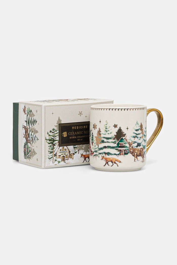 Kubek ceramiczny 390 ml świąteczny RW25-KBU800 multicolor RW25