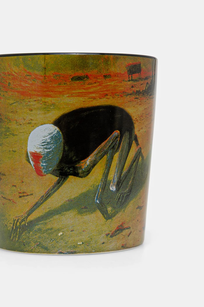 Kuchnia i jadalnia Kubek ceramiczny z kolekcji Zdzisław Beksiński x Medicine RW25-KBUA51 multicolor