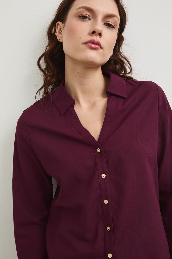 Košeľa Medicine RW25-KDD102 burgundské