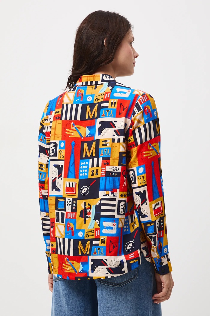 Medicine camasa multicolor RW25-KDD550