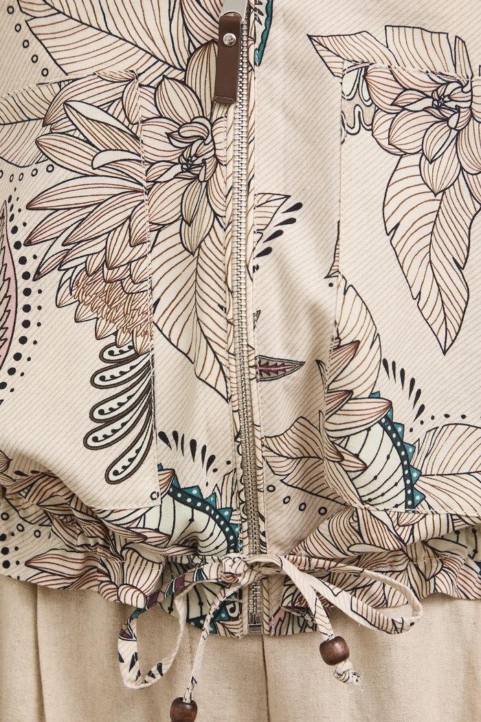 Medicine kurtka bomber lniana multicolor RW25-KUD101