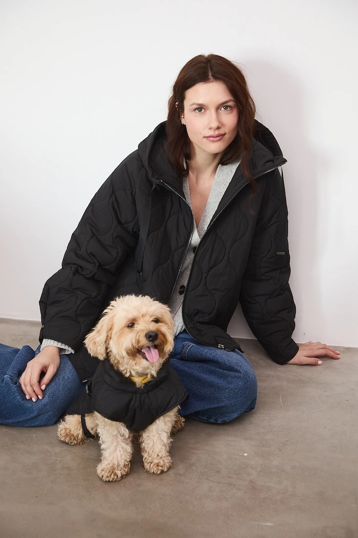 Medicine jachetă pentru un animal de companie RW25-KUU801 negru RW25