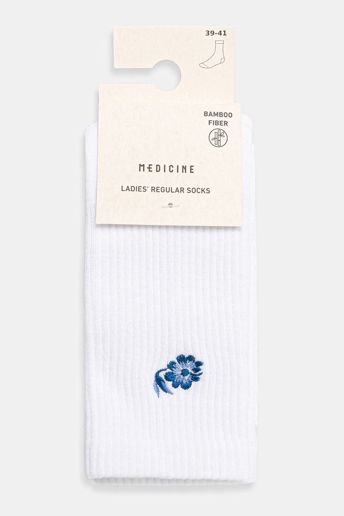 Îmbrăcăminte Medicine sosete 2-pack RW25-LGD413 alb