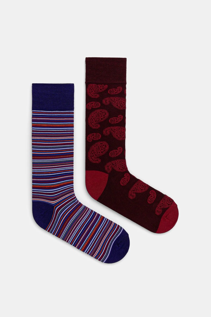 Medicine șosete 2-pack cu modele multicolor RW25-LGM205