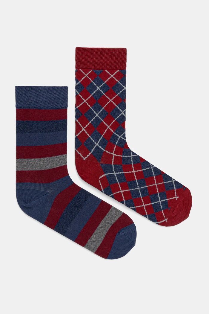 Medicine ciorapi de bumbac 2-pack sosete lungi multicolor RW25-LGM713