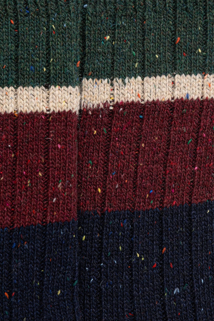 Skarpetki z domieszką wełny męskie melanżowe RW25-LGM817 multicolor RW25