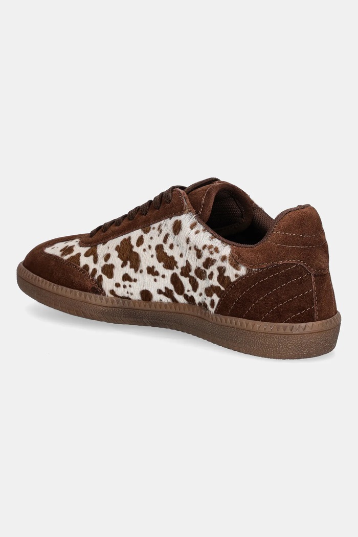 Medicine sneakers din piele întoarsă maro RW25-OBD300