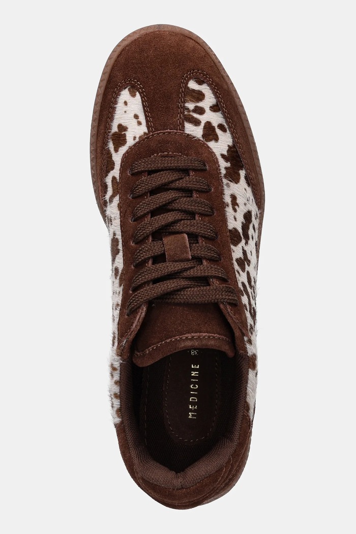 Medicine sneakers din piele întoarsă RW25-OBD300 maro