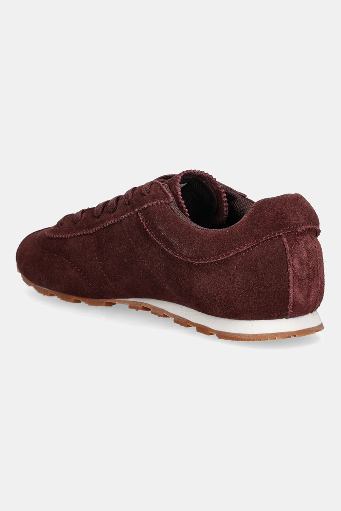 Sneakersy skórzane bordowy RW25-OBD311