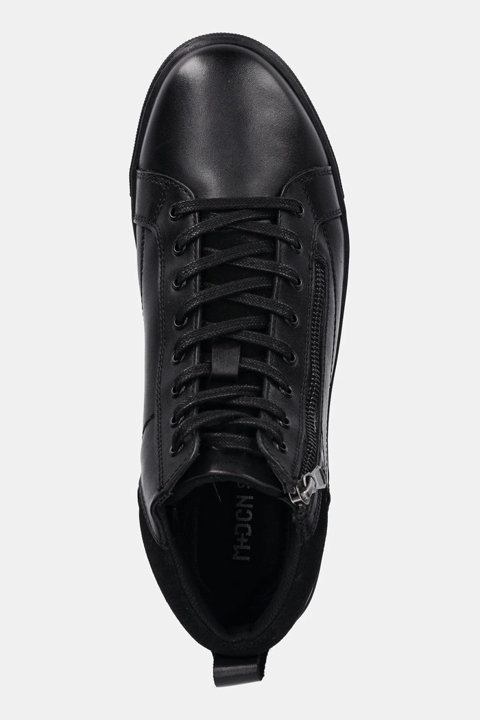 Buty męskie skórzane RW25-OBM316 czarny
