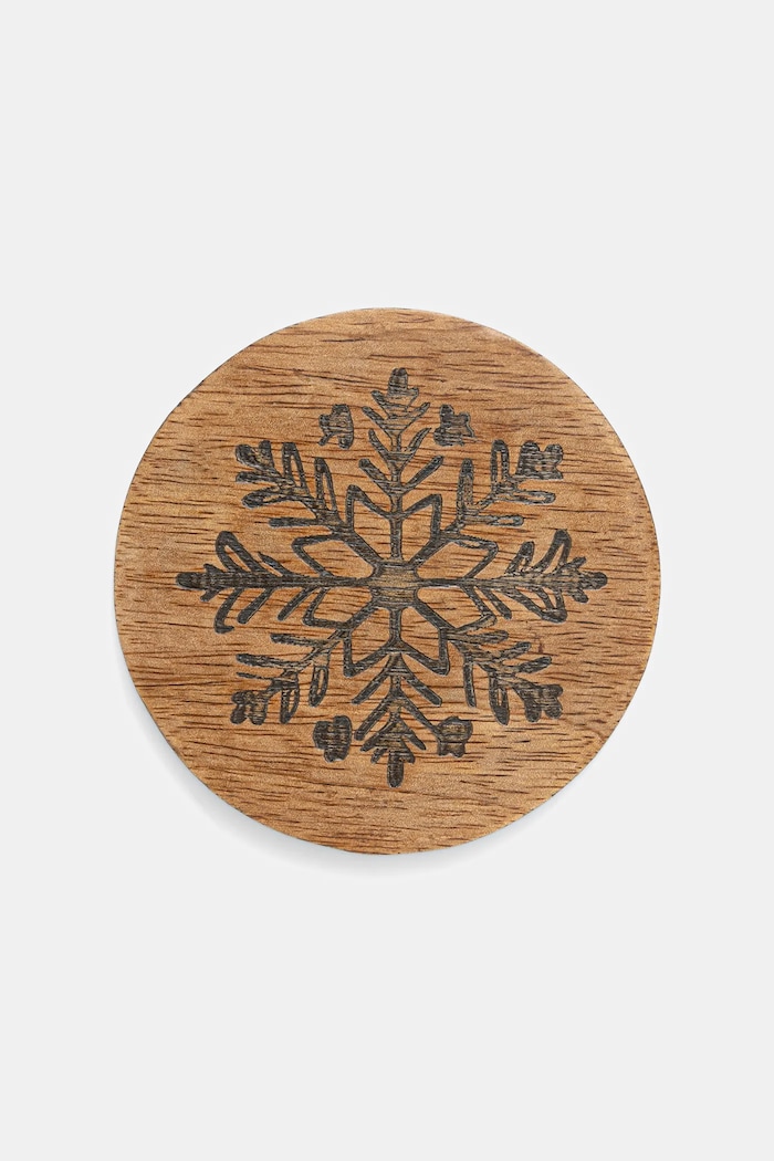 Podkładka pod kubek drewniana (4-pack) RW25-ORU817 brązowy RW25